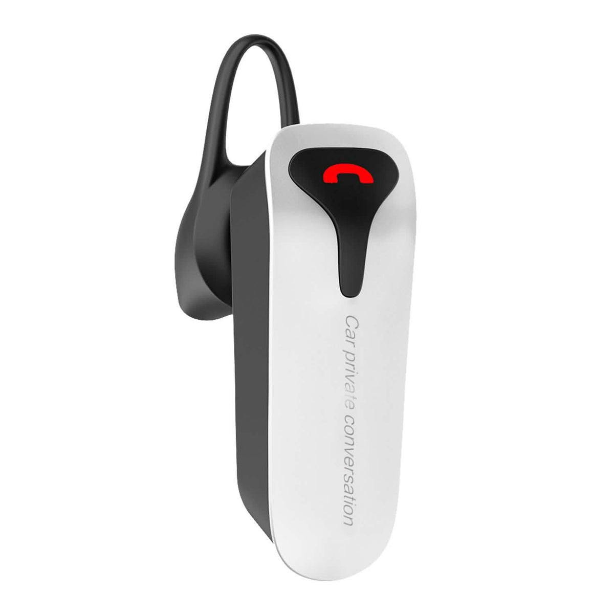 Car FM Transmitter with Wireless Earpiece 2 USB Charge Ports