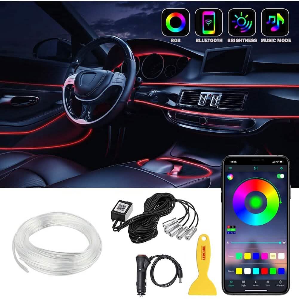 Car LED Strip Ambient Light Kit