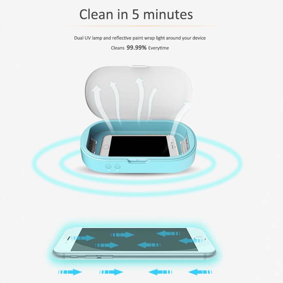 Cell Phone Sterilize Cleaner with Aromatherapy Function