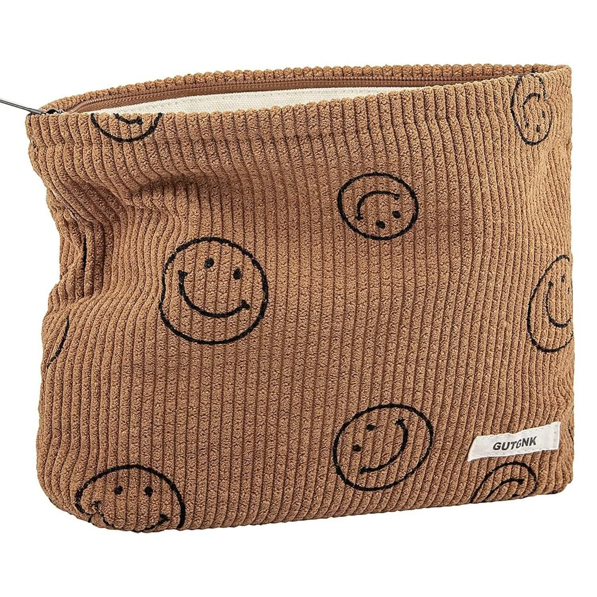 Chic Corduroy Travel Pouch for Women