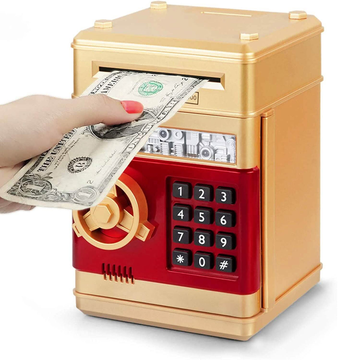Children's Cartoon Password Box Piggy Bank
