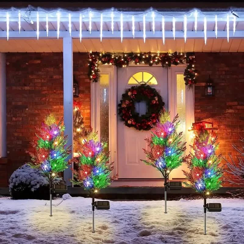 Christmas Solar Lawn Lamp, Garden Solar Light Tree