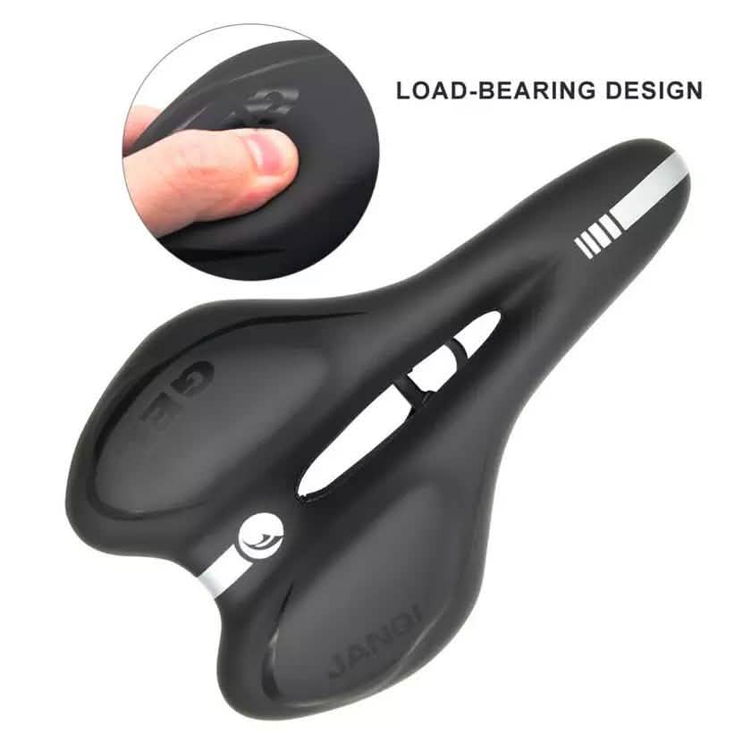 Comfortable Bike Seat - Bicycle Saddle Padded Waterproof