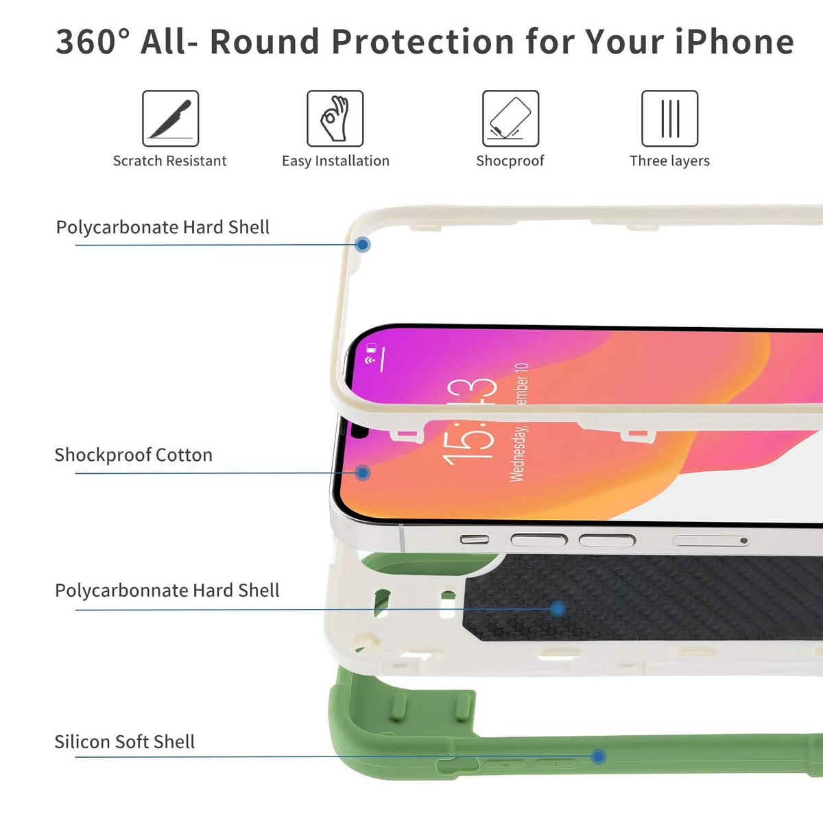 Compatible with iPhone 14 Case - Assorted Styles