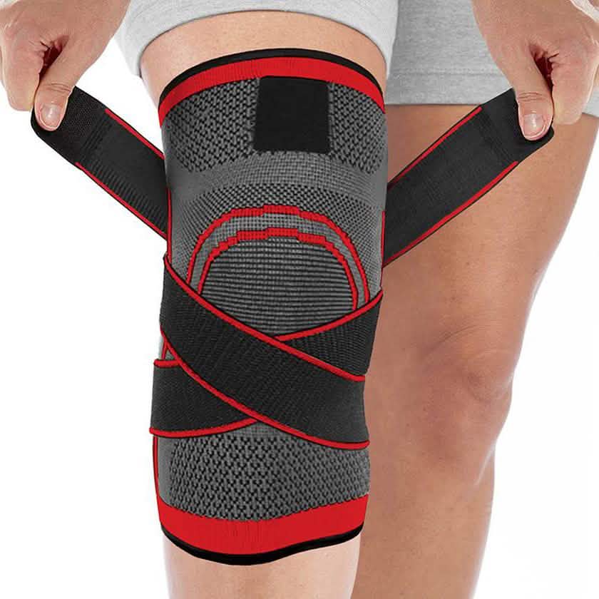 DCF Compression Knee Sleeve with Adjustable Straps