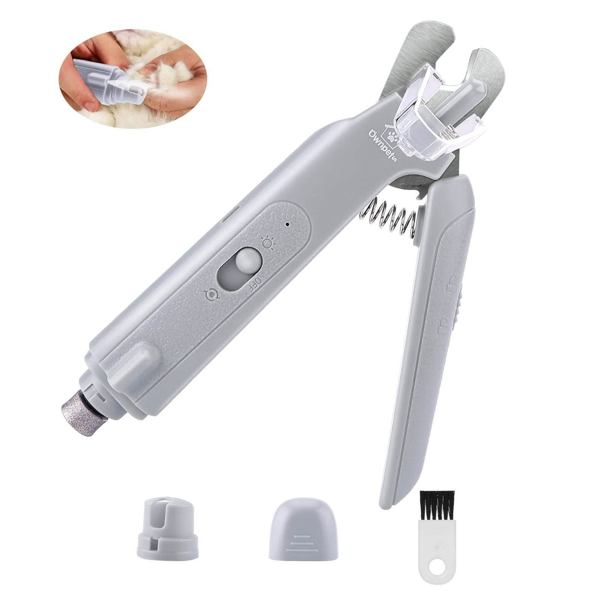 Dog Cat Nail Clipper Grinder with LED Light