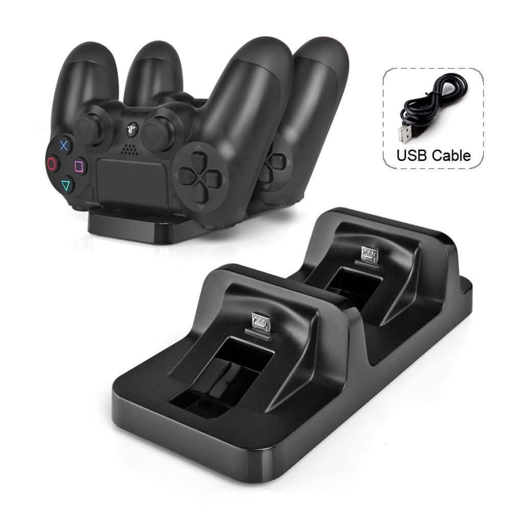 Dual USB Charging Dock Charger Station Cradle For PS4 Wireless Game Controller