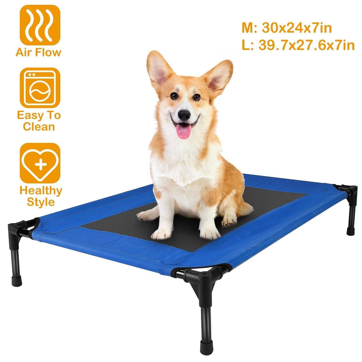 Elevated Dog Cot Bed
