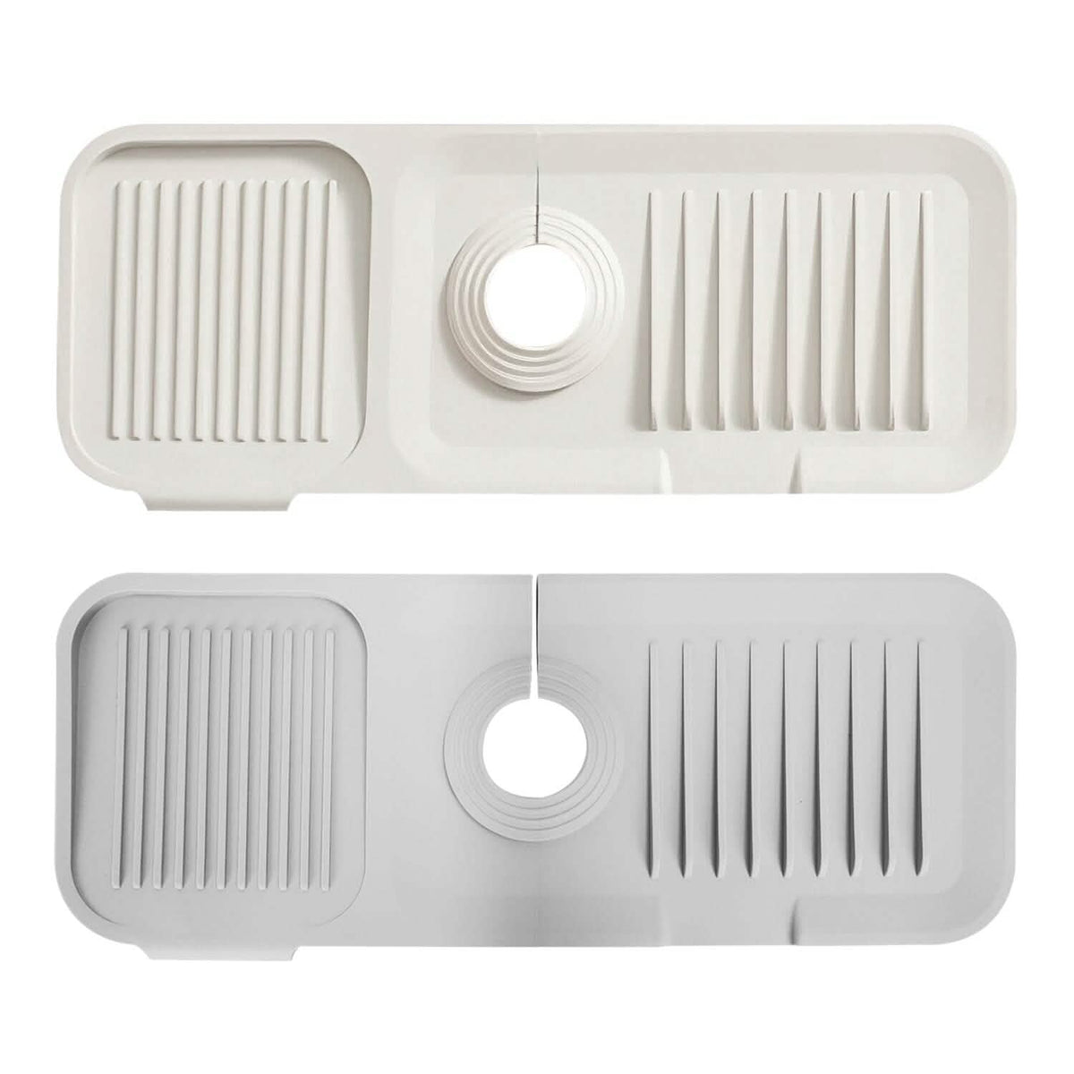 Faucet Splash Mat Sink Tray Water Drainage Pad Sponge Soap Holder