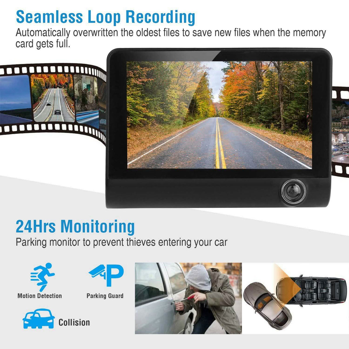 FHD 1080P Car DVR Dash Camera
