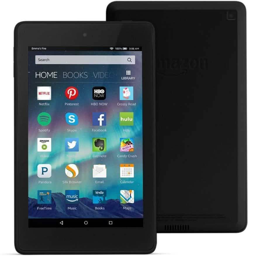 Amazon Kindle Fire HD 6 Tablet, 6" HD Display, Wi-Fi, 16 GB (Refurbished)