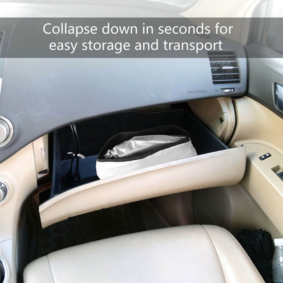Foldable Car Windshield Visor Sunshade