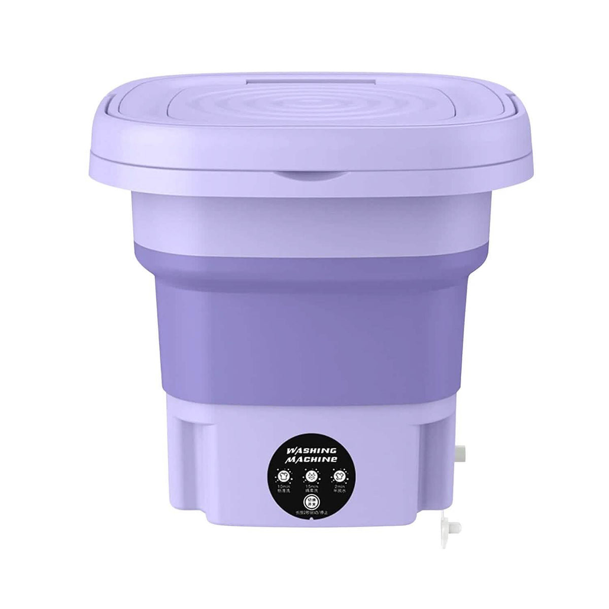 Foldable Laundry Machine with Detachable Drain Basket