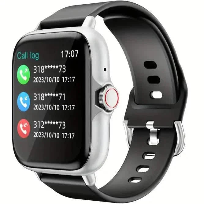 Full Touch Screen Smart Watch with Activity Tracker, Call & Message Functions, Pedometer & More