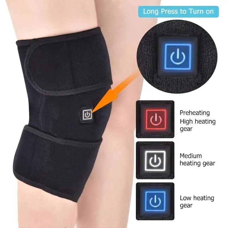 Heated Knee Pads with Massage Function