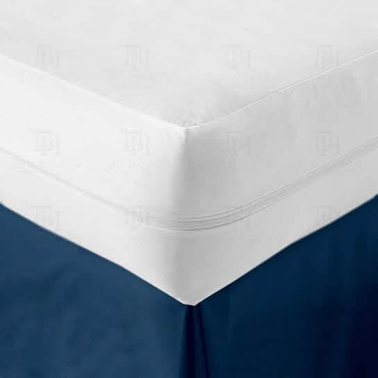 Heavyweight Zippered Waterproof and Bed-Bug Proof Vinyl Mattress Cover Protector