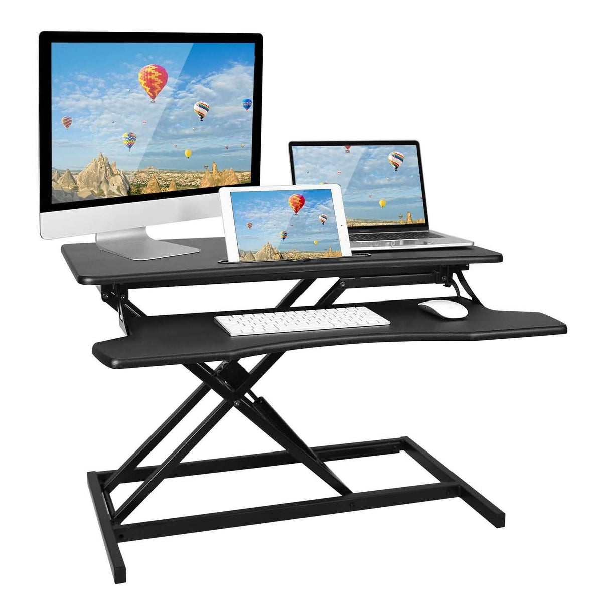 Height Adjustable Standing Desk Converter Workstation