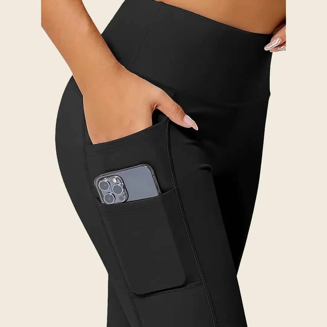 High Rise Butt Lifting Seamless Leggings with Phone Pockets