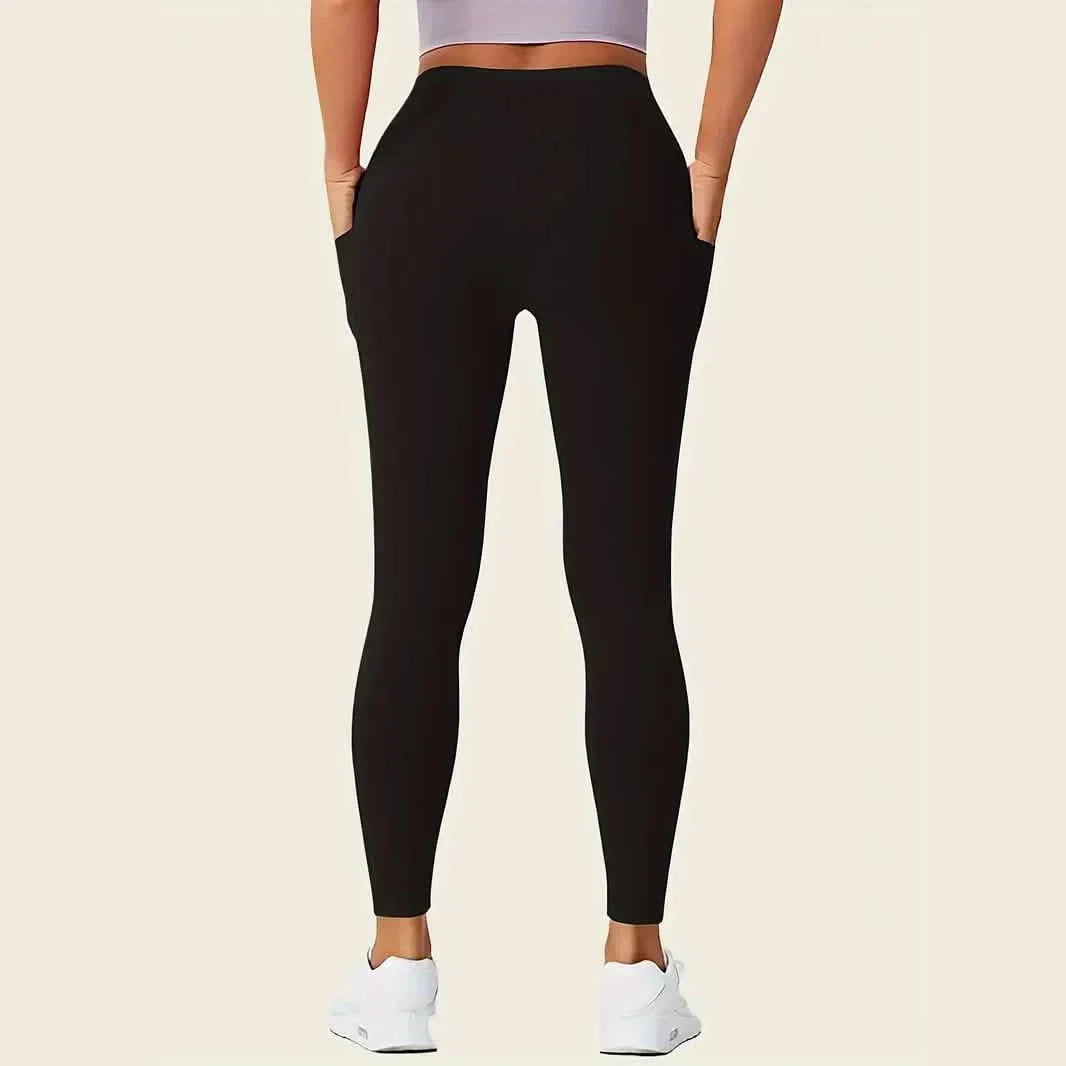 High Rise Butt Lifting Seamless Leggings with Phone Pockets