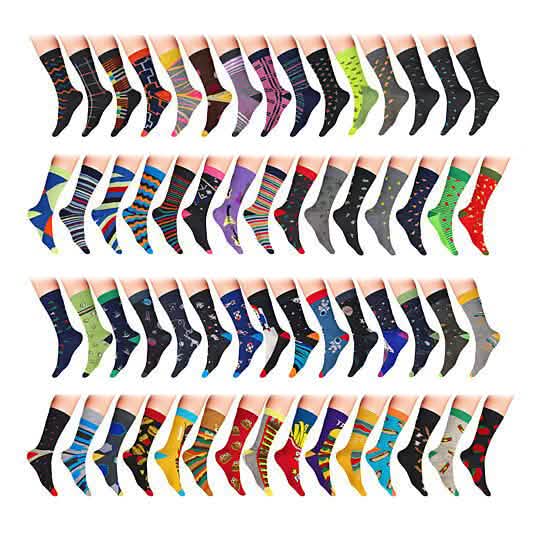 James Fiallo Men’s Colorful Dress Socks