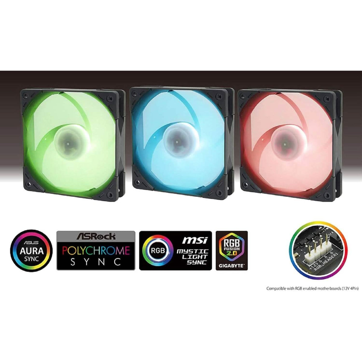 Kaze Flex 120 Slim RGB Fan  (Refurbished)