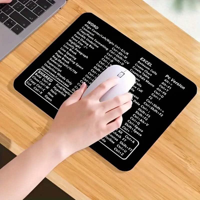 Keyboard Shortcuts Mouse Pad for Microsoft Word and Excel (PC Windows)
