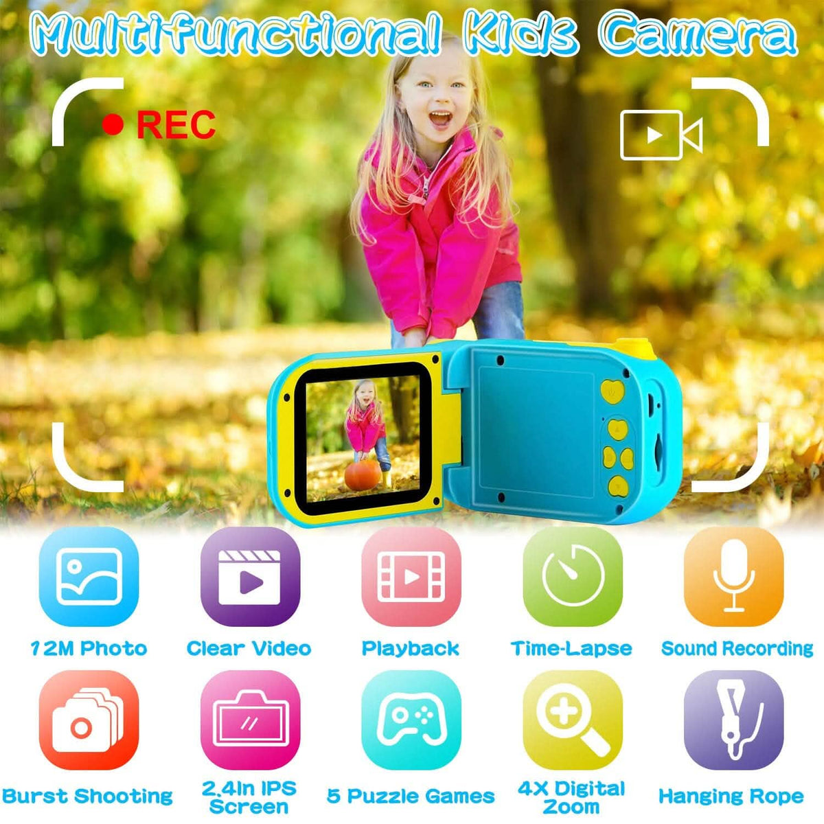 Kids Digital Camera Child Video Camera