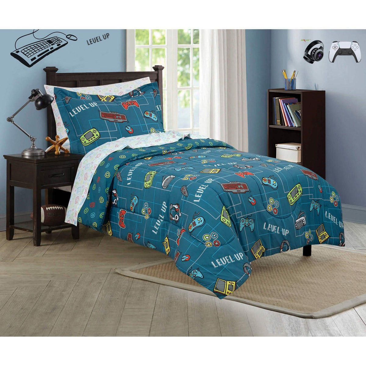 Kidz Mix Level Up Glow In The-Dark Bed In A Bag