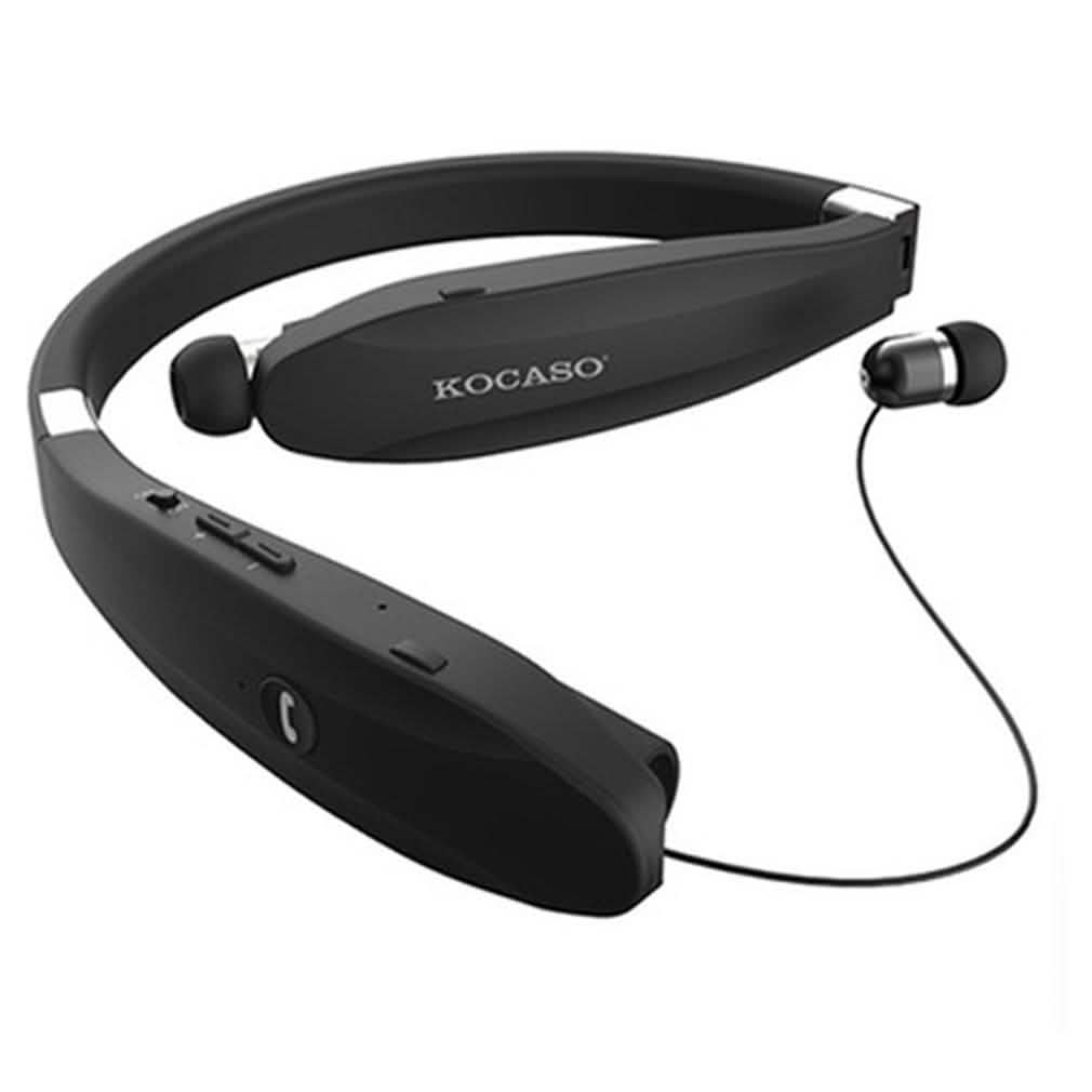 Kocaso Foldable Wireless Neckband Sweatproof Headset