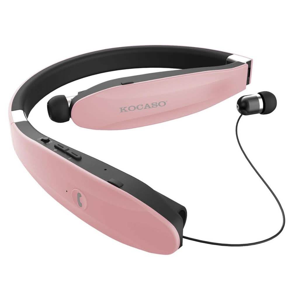Kocaso Foldable Wireless Neckband Sweatproof Headset