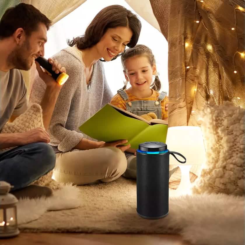 Laud 3D Stereo Rechargable Portable Bluetooth Speaker
