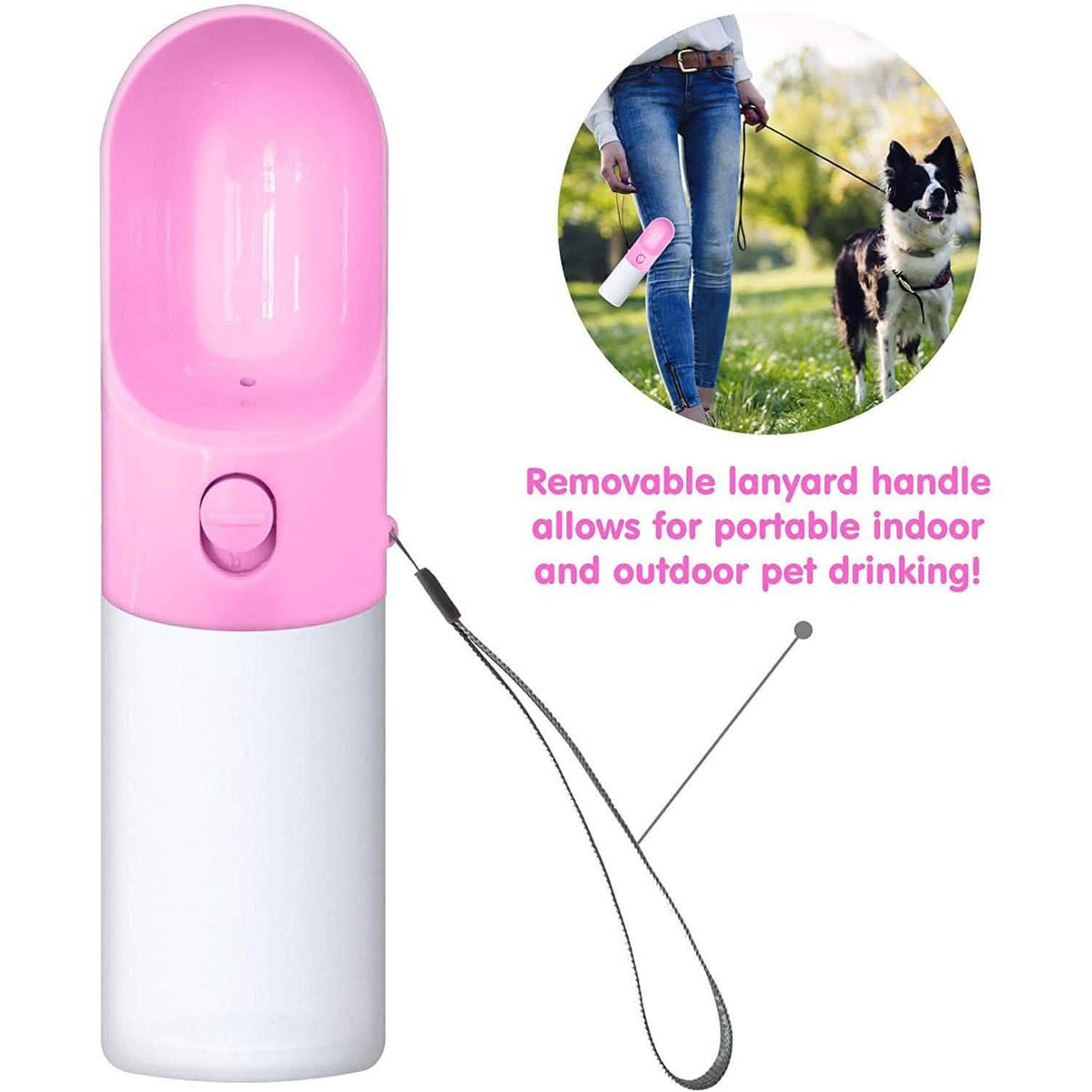 Leak-Proof Dog Water Dispenser with Drinking Feeder for Pets