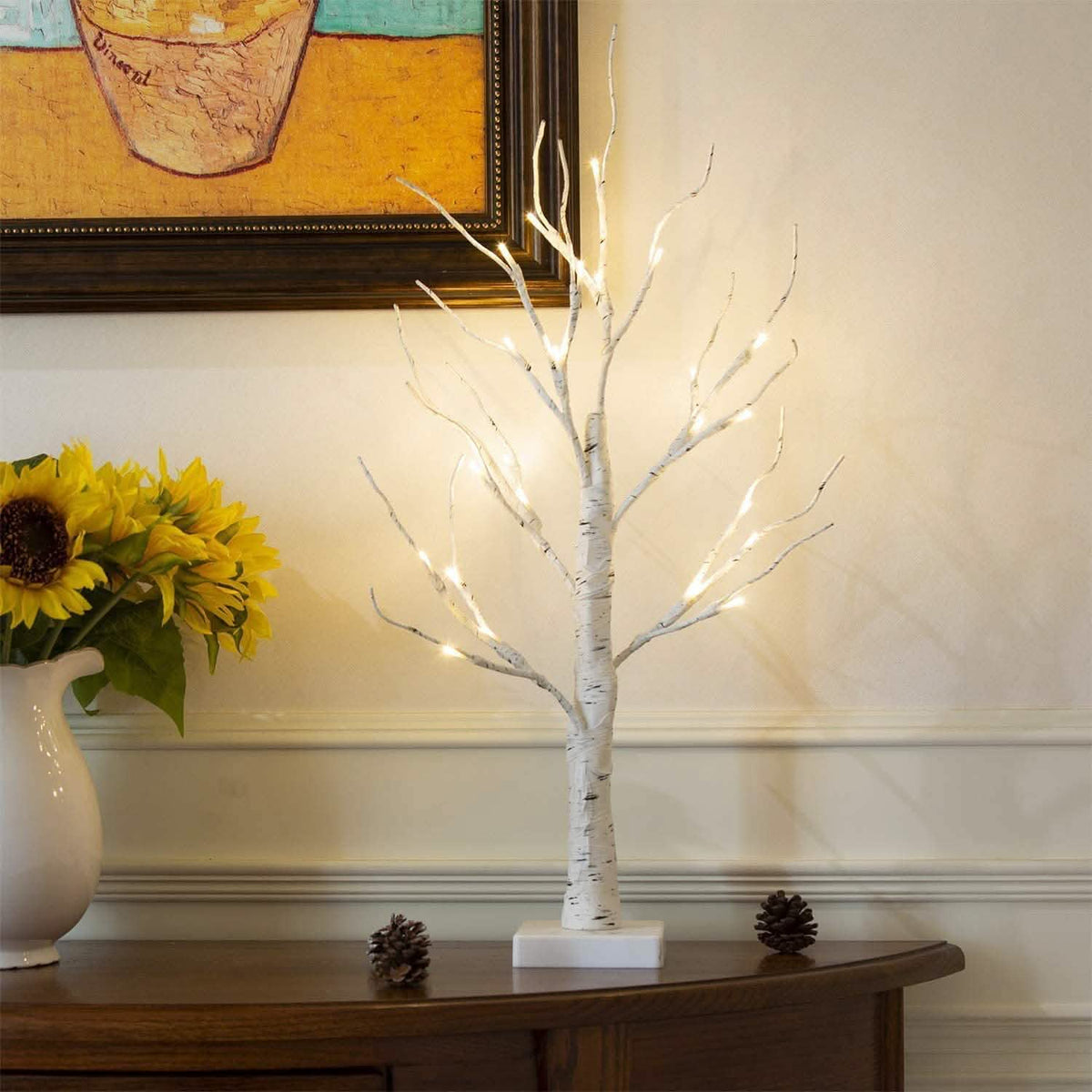 LED Christmas Birch Home Lights