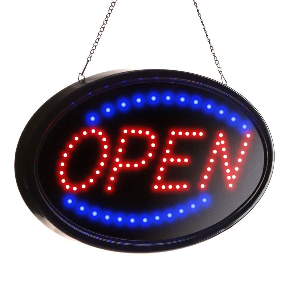 LED OPEN Sign Electric Billboard Bright Advertising Board Flashing Window