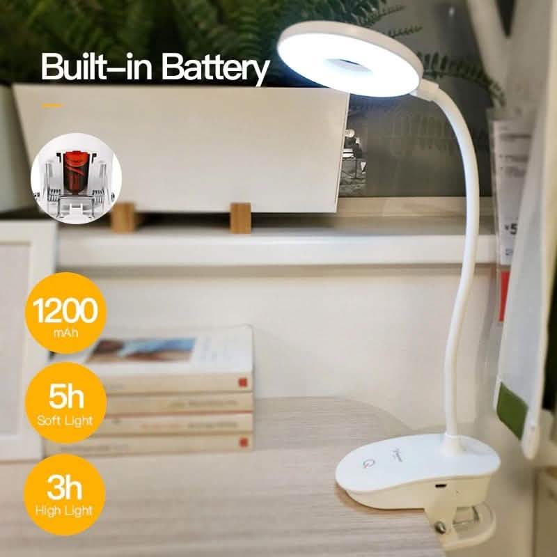 LED Touch On/off Switch with 3 Modes Desk Lamp Clip