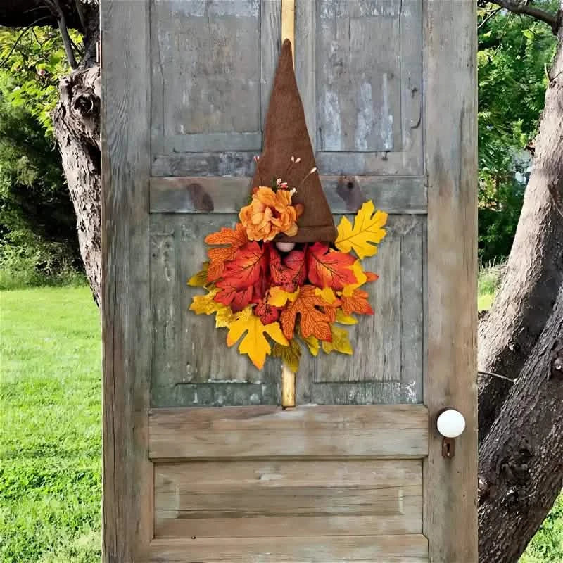 Maple Gnome Front Door Hanging Decorations