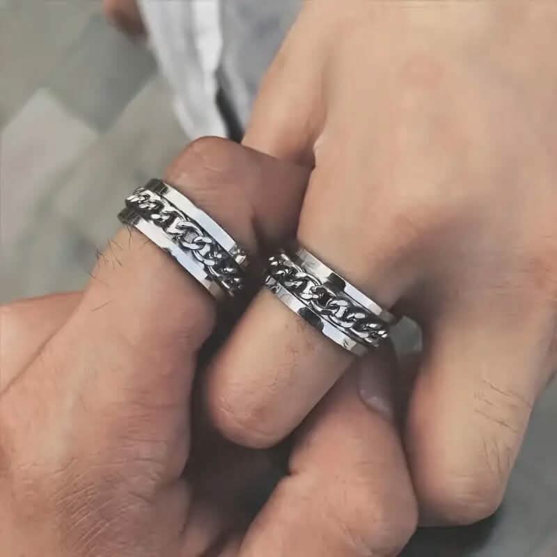 Men's 8mm Titanium Steel Ring