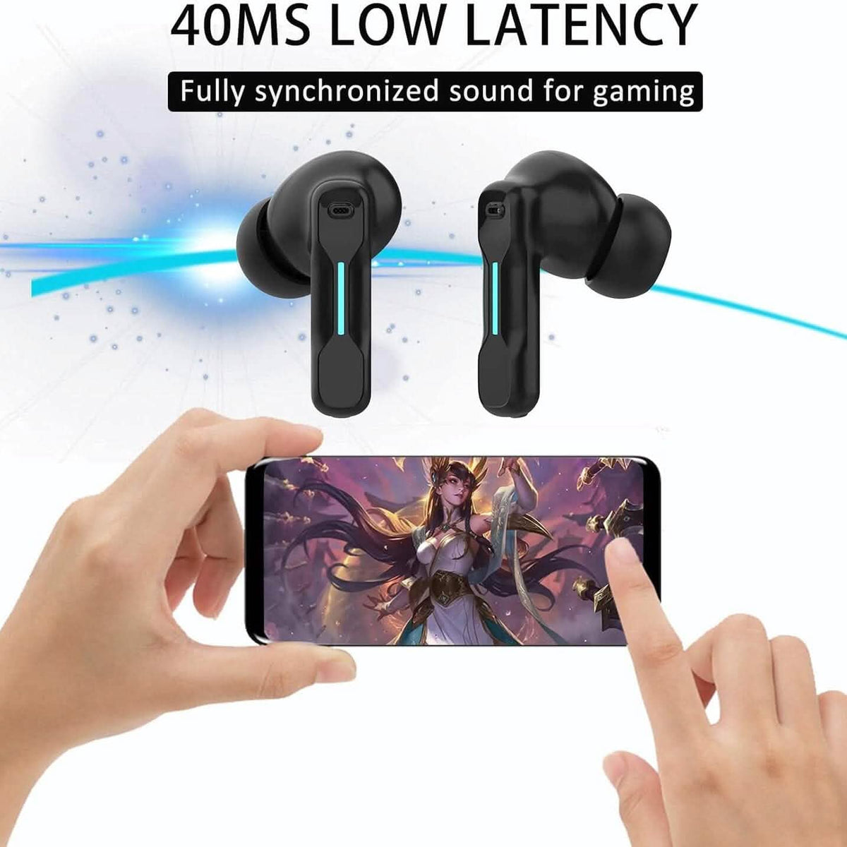 Middle Rabbit SW4 Wireless Gaming Earbuds (Refurbished)