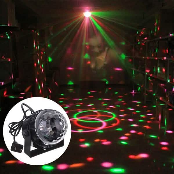 Mini RGB LED Light Crystal Magic Ball