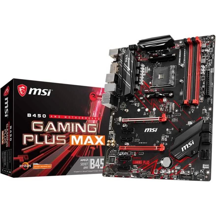 MSI B450 Gaming Plus MAX scheda Madre Presa AM4 ATX AMD B450 (Refurbished)