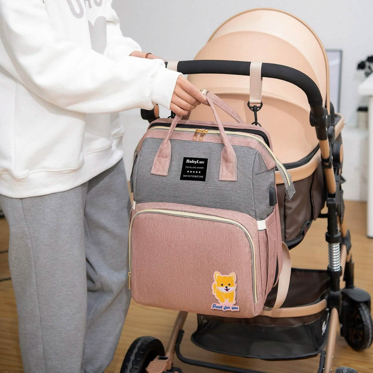 Multifunctional Diaper Bag Backpack