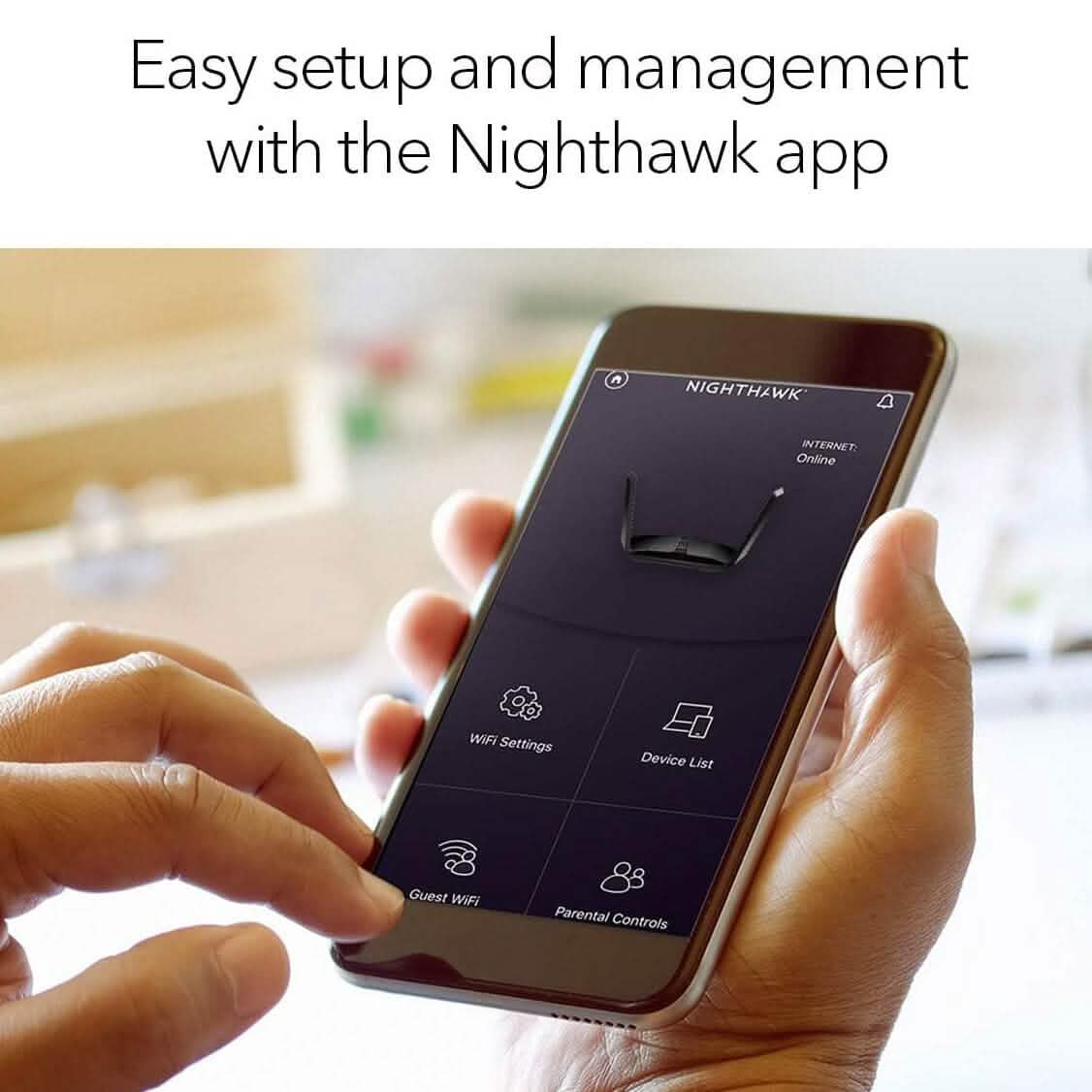 Netgear Nighthawk WiFi 6 (RAX120) AX6000 12-Stream Dual-Band Gigabit Router (Refurbished)