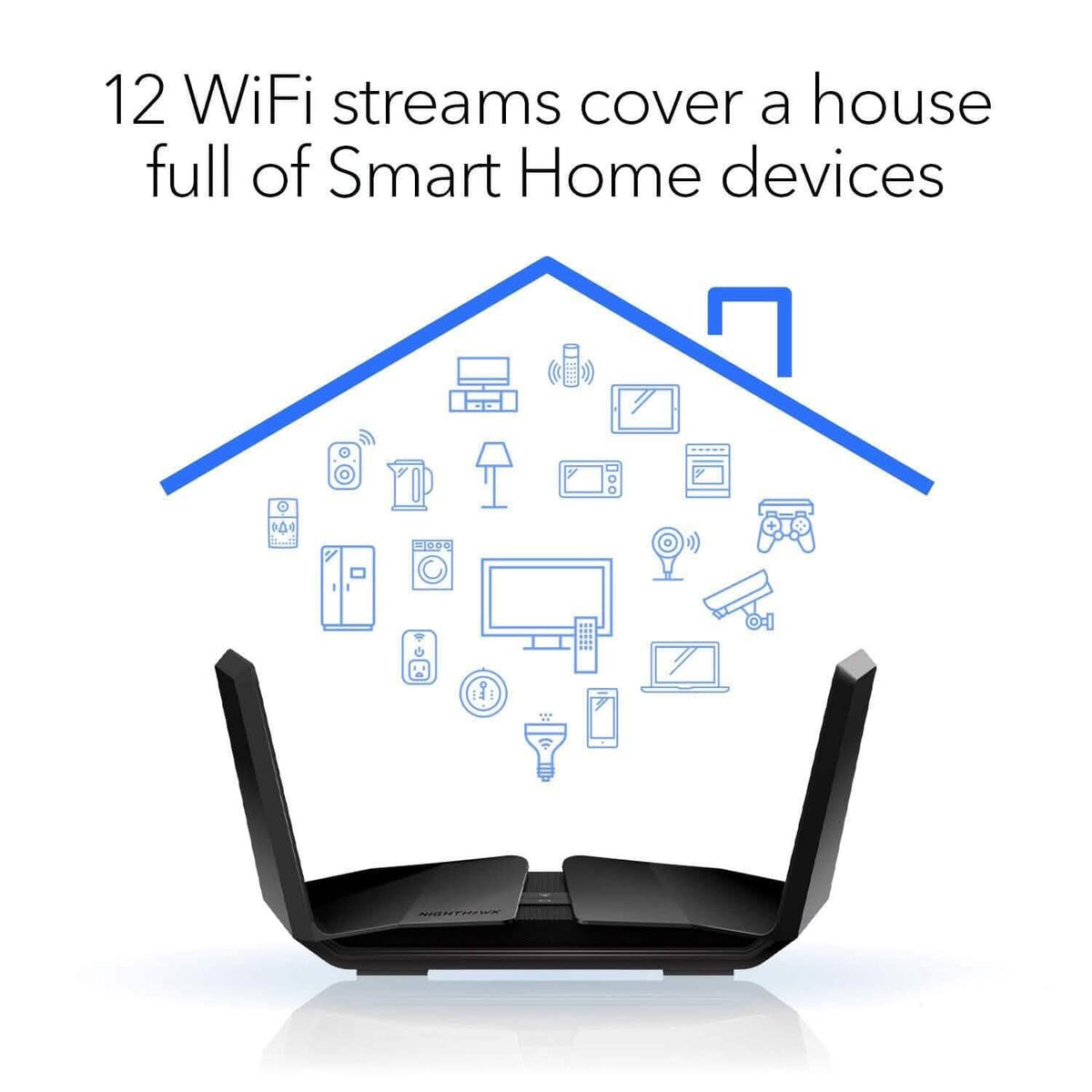 NETGEAR Nighthawk WiFi 6 Router RAX120  (Refurbished)