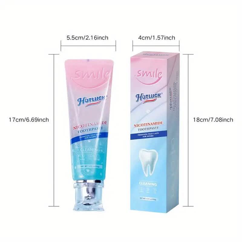 Niacinamide Intensive Whitening Toothpaste - Fresh Breath, Remove Tooth Stains