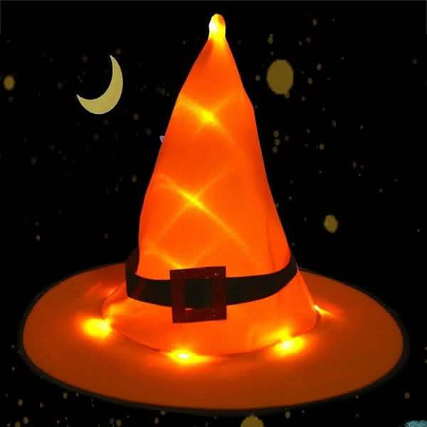 Outdoor Halloween Decoration Glowing Hats