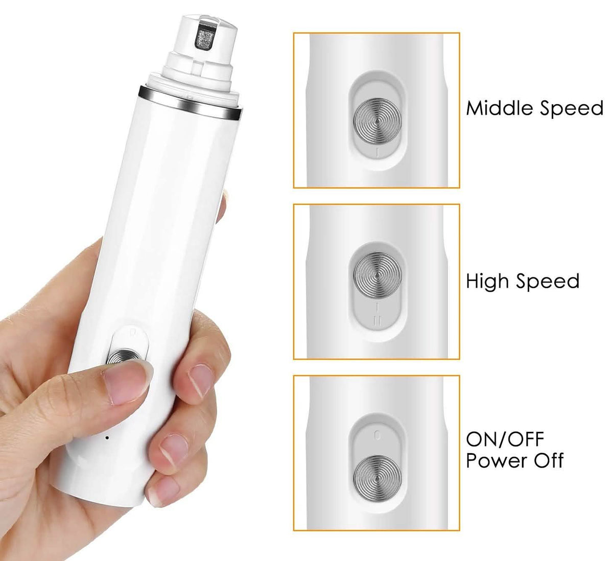 Ownpets Rechargeable Pet Nail Clipper Tool Kit