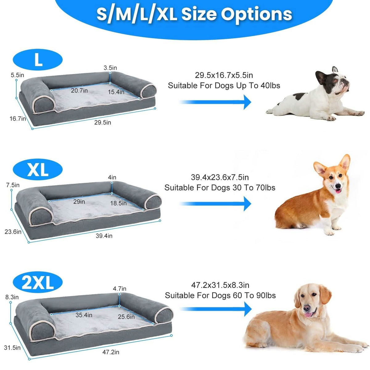 Pet Bed Cushion Couch