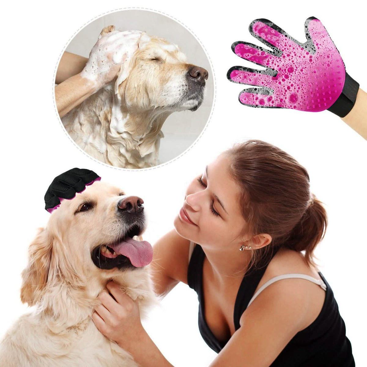 Pet Grooming Glove