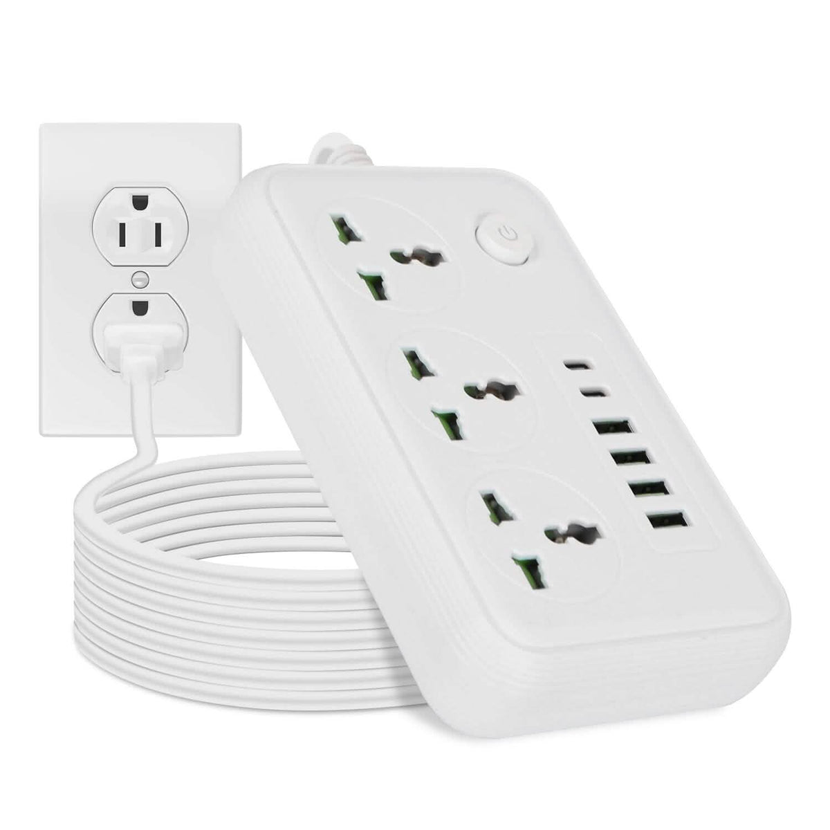 Power Strip with 5.9ft Extension
