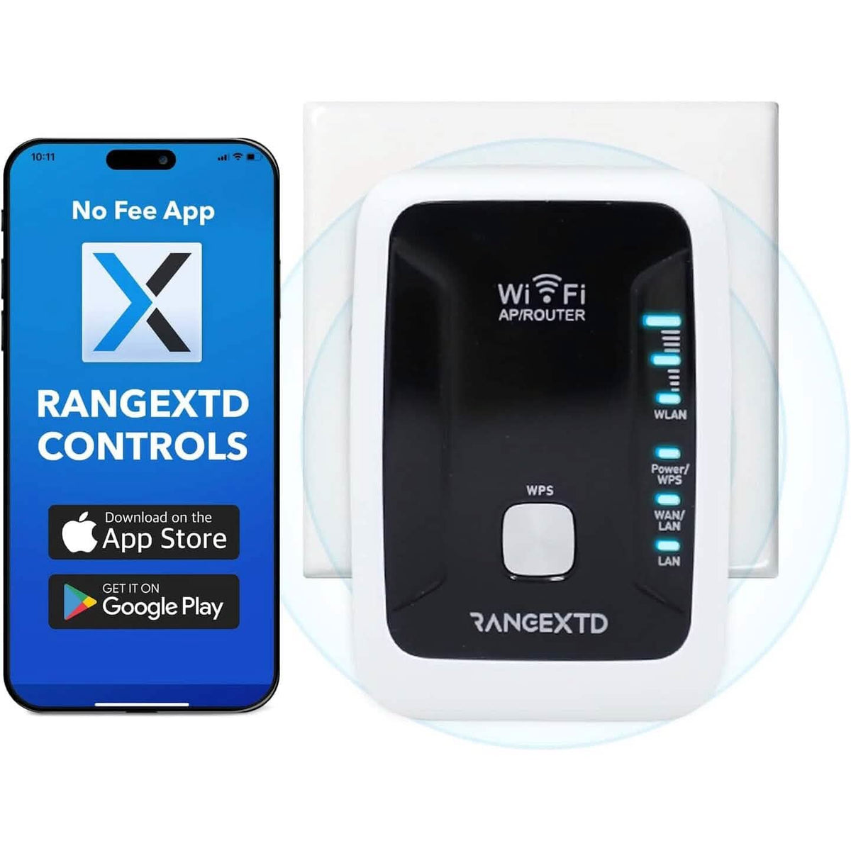 RANGEXTD WiFi Extender with Ethernet Port  (Refurbished)